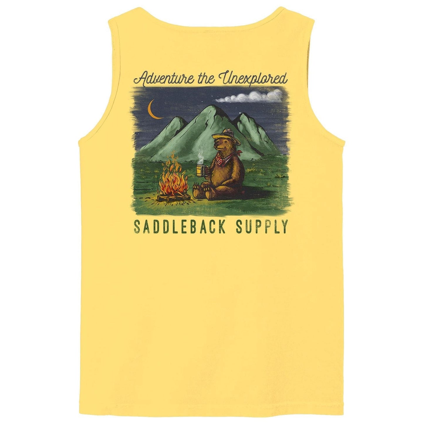 Saddleback Camping Bear Pigment Tank Top - Angler's Pro Tackle & Outdoors