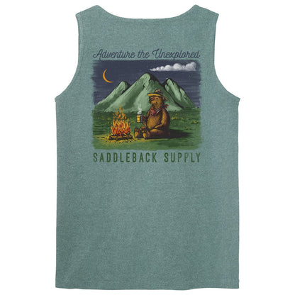 Saddleback Camping Bear Pigment Tank Top - Angler's Pro Tackle & Outdoors