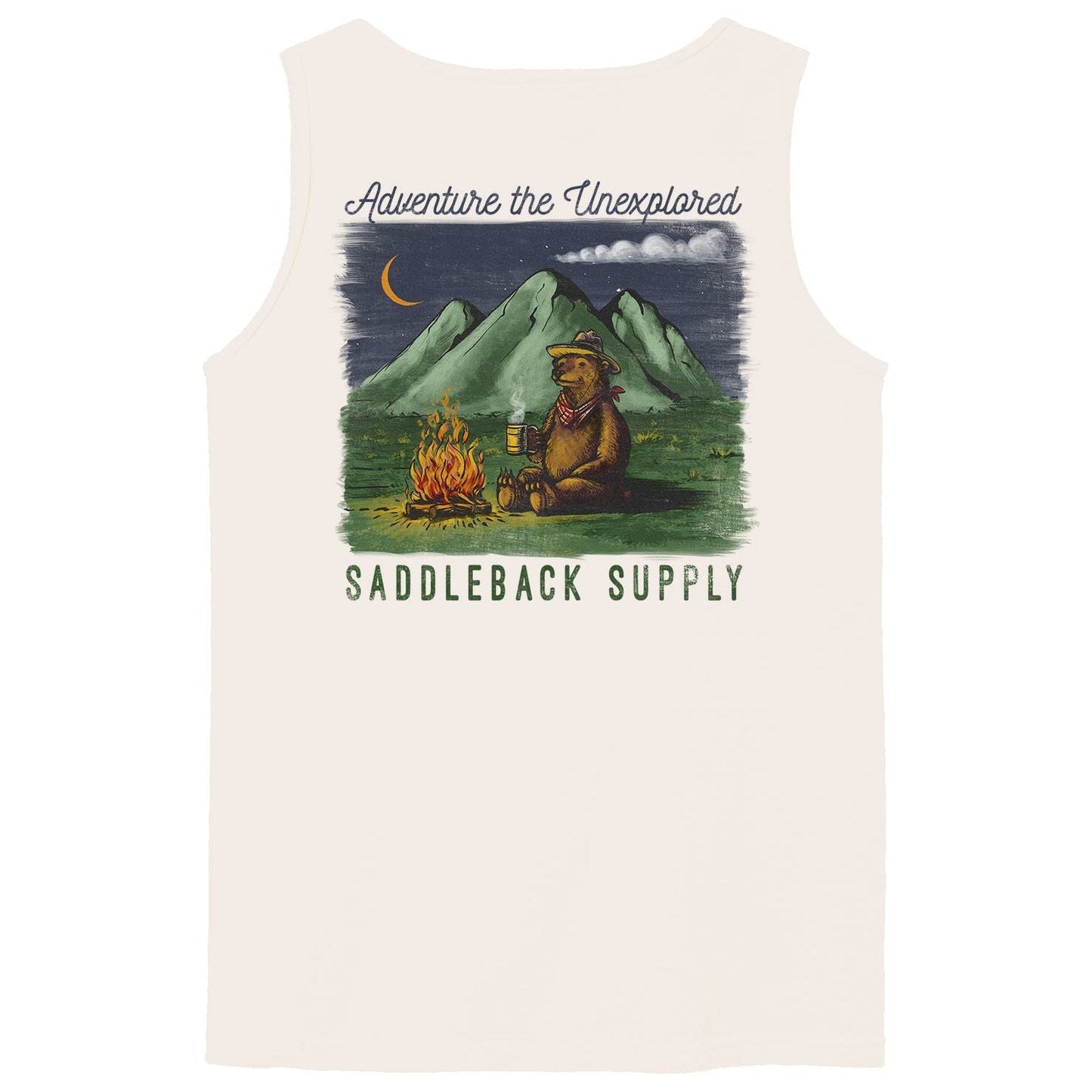 Saddleback Camping Bear Pigment Tank Top - Angler's Pro Tackle & Outdoors
