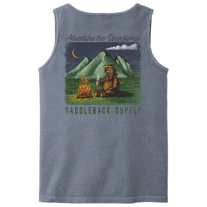 Saddleback Camping Bear Pigment Tank Top - Angler's Pro Tackle & Outdoors