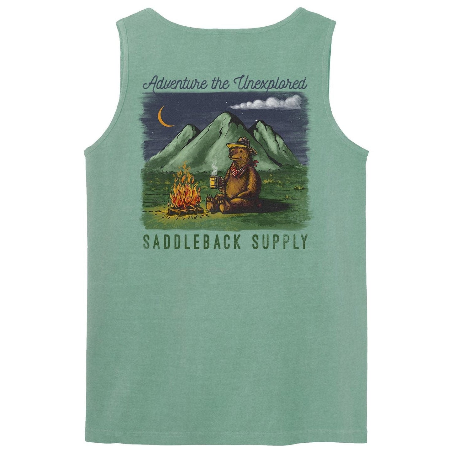 Saddleback Camping Bear Pigment Tank Top - Angler's Pro Tackle & Outdoors