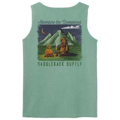 Saddleback Camping Bear Pigment Tank Top - Angler's Pro Tackle & Outdoors