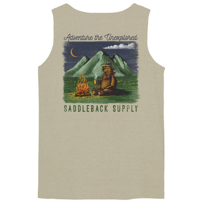 Saddleback Camping Bear Pigment Tank Top - Angler's Pro Tackle & Outdoors
