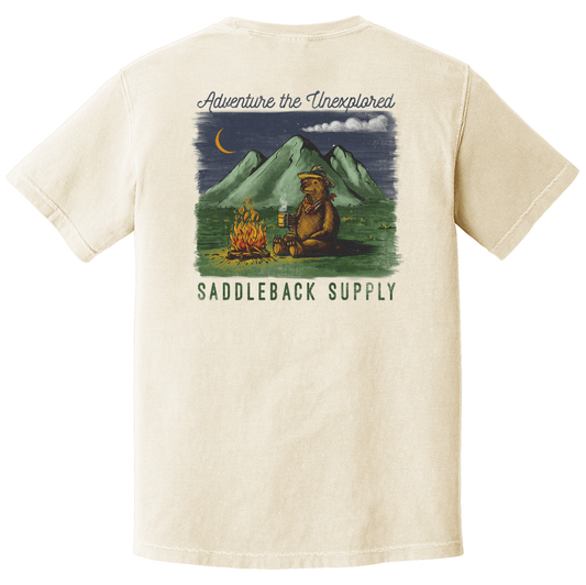 Saddleback Camping Bear Pigment Tee - Angler's Pro Tackle & Outdoors