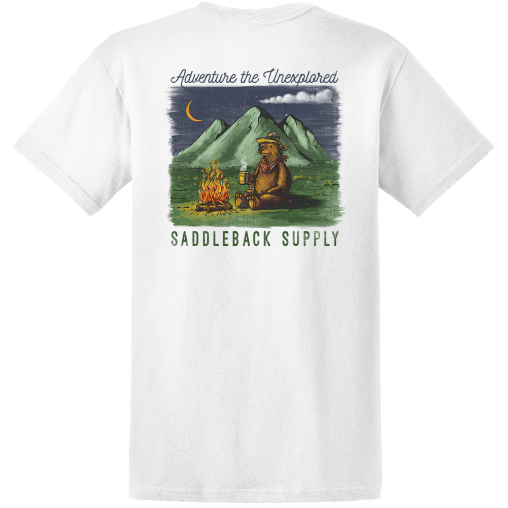 Saddleback Camping Bear Tee - Angler's Pro Tackle & Outdoors