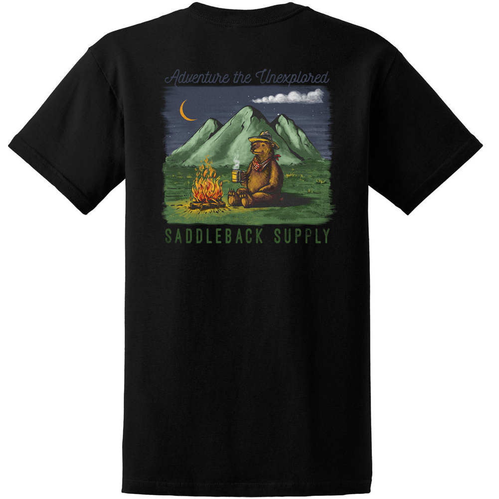 Saddleback Camping Bear Tee - Angler's Pro Tackle & Outdoors