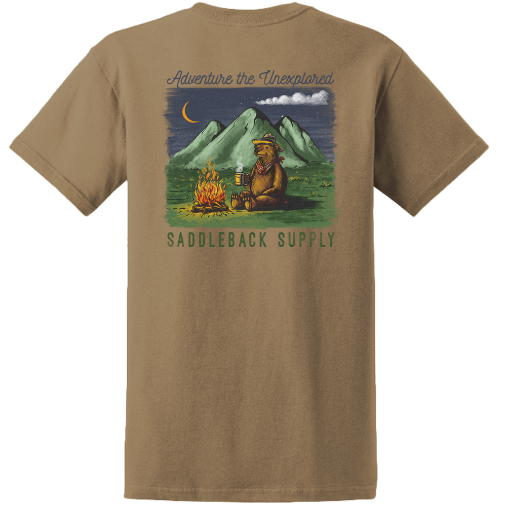 Saddleback Camping Bear Tee - Angler's Pro Tackle & Outdoors