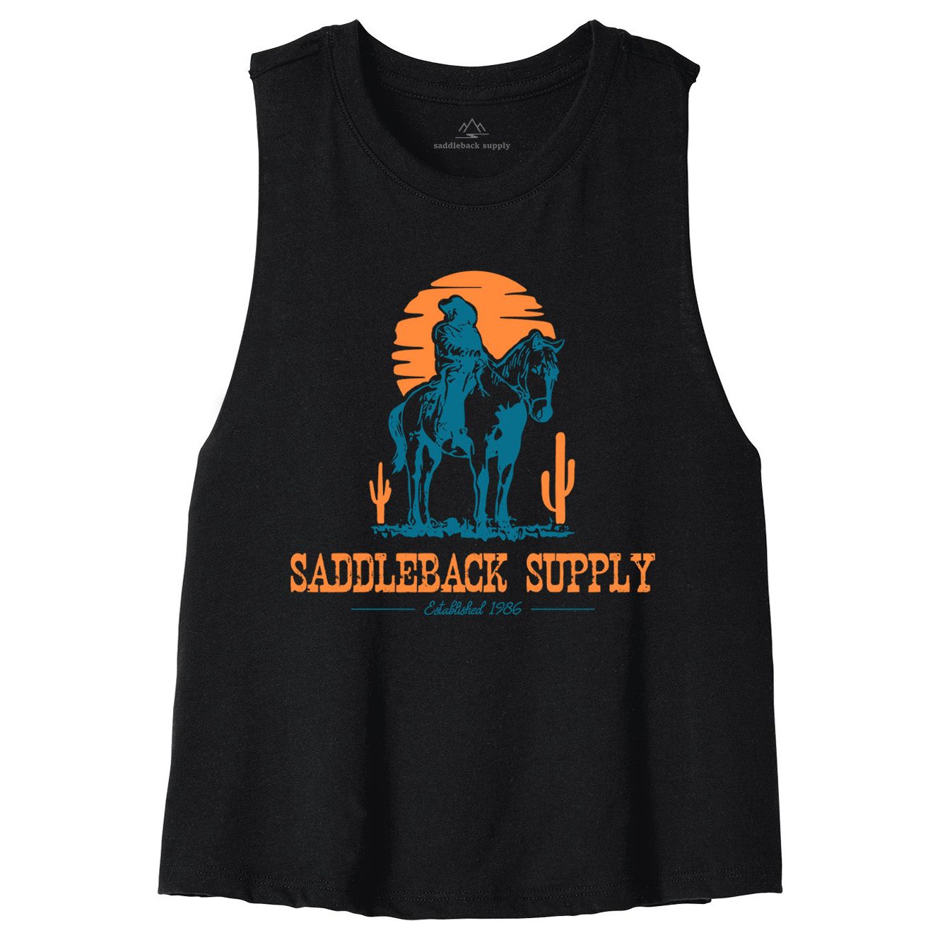 Saddleback Cowboy & Trusty Steed Crop Top - Angler's Pro Tackle & Outdoors