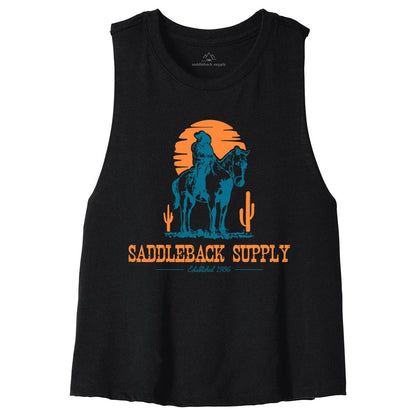 Saddleback Cowboy & Trusty Steed Crop Top - Angler's Pro Tackle & Outdoors