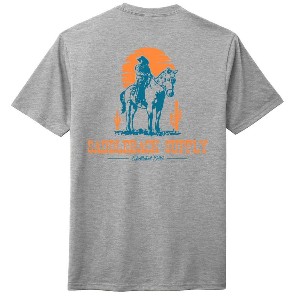 Saddleback Cowboy & Trusty Steed Lightweight Tee - Angler's Pro Tackle & Outdoors