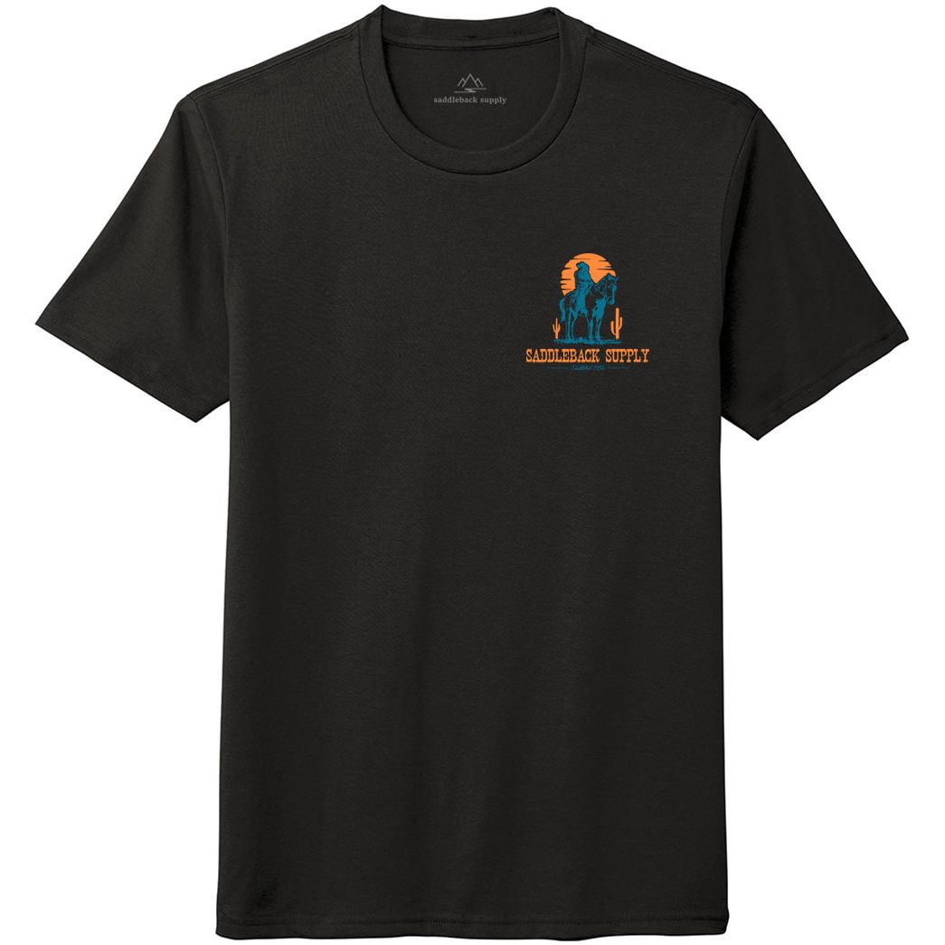 Saddleback Cowboy & Trusty Steed Lightweight Tee - Angler's Pro Tackle & Outdoors