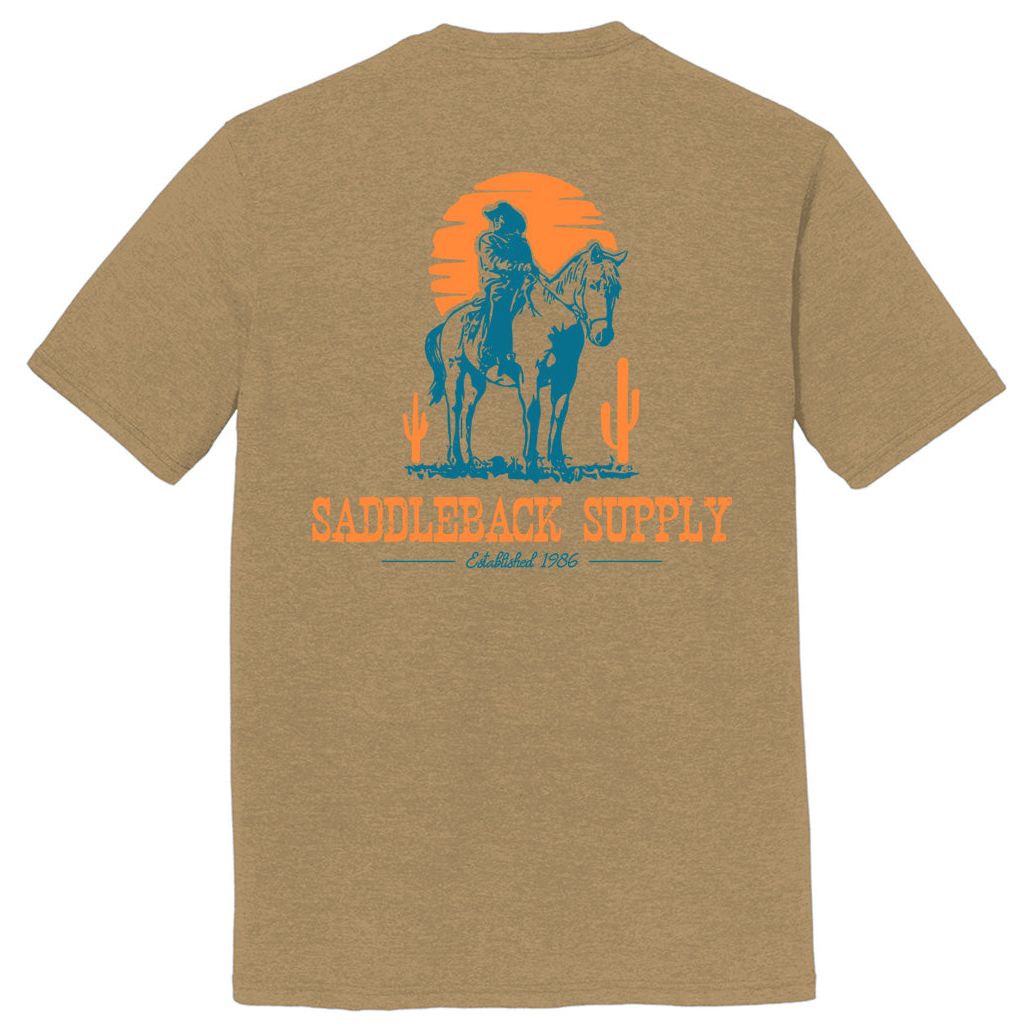 Saddleback Cowboy & Trusty Steed Lightweight Tee - Angler's Pro Tackle & Outdoors