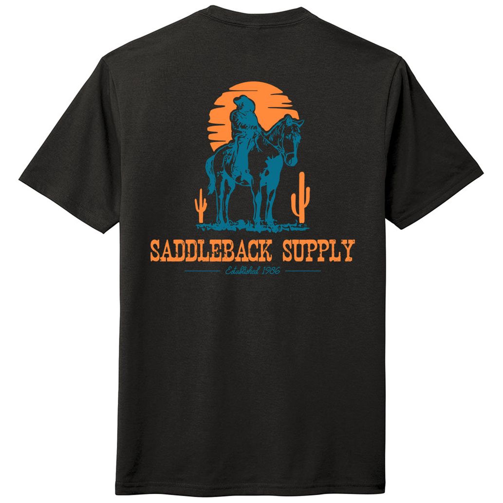 Saddleback Cowboy & Trusty Steed Lightweight Tee - Angler's Pro Tackle & Outdoors