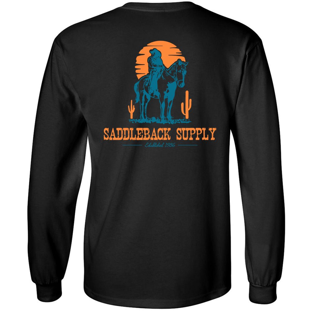 Saddleback Cowboy & Trusty Steed Long Sleeve Tee - Angler's Pro Tackle & Outdoors