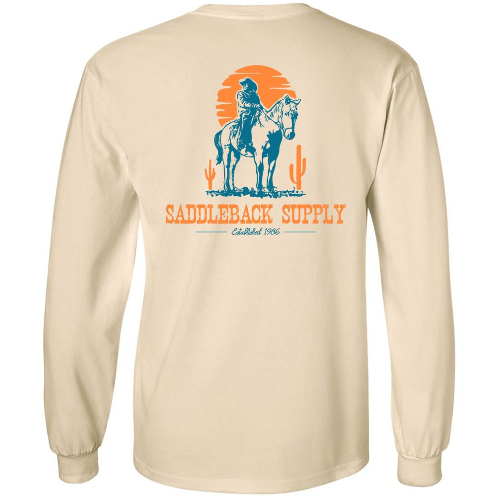 Saddleback Cowboy & Trusty Steed Long Sleeve Tee - Angler's Pro Tackle & Outdoors