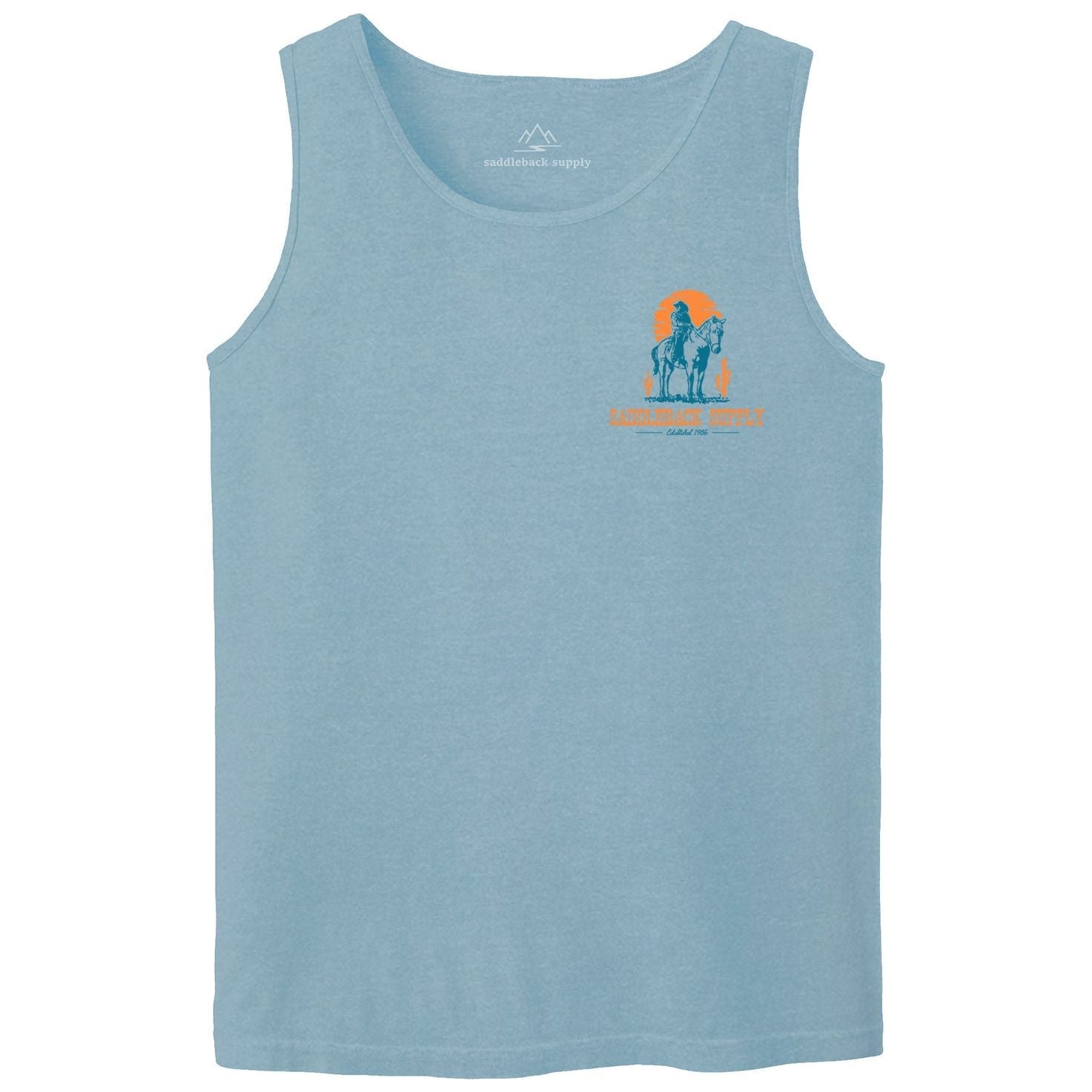 Saddleback Cowboy & Trusty Steed Pigment Tank Top - Angler's Pro Tackle & Outdoors