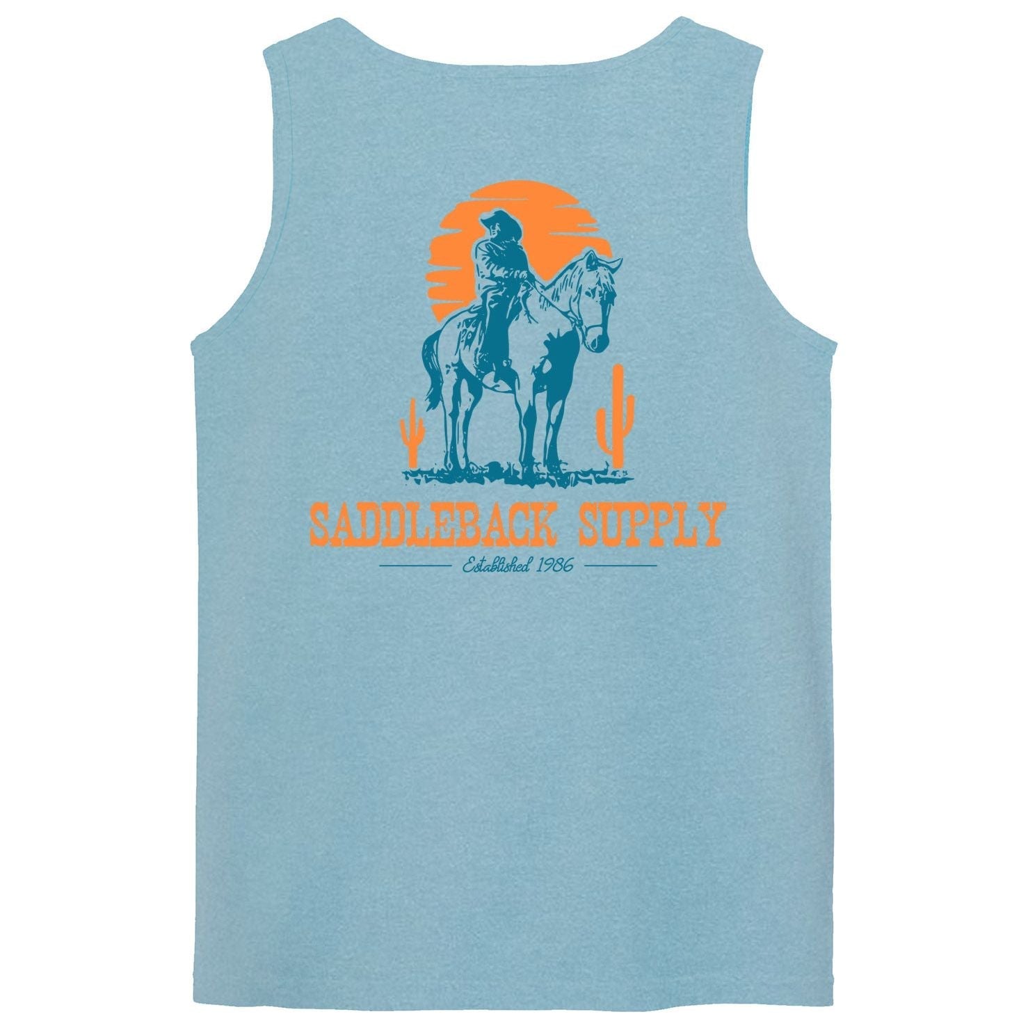 Saddleback Cowboy & Trusty Steed Pigment Tank Top - Angler's Pro Tackle & Outdoors