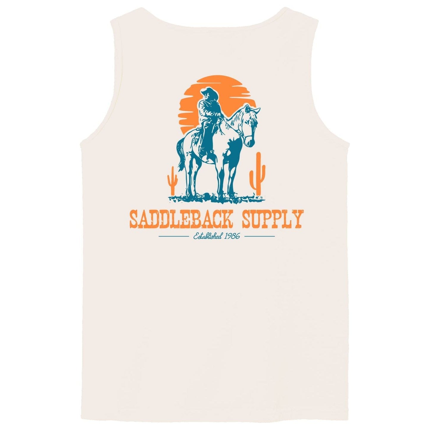 Saddleback Cowboy & Trusty Steed Pigment Tank Top - Angler's Pro Tackle & Outdoors