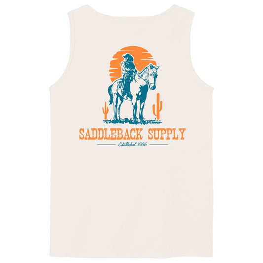 Saddleback Cowboy & Trusty Steed Pigment Tank Top - Angler's Pro Tackle & Outdoors