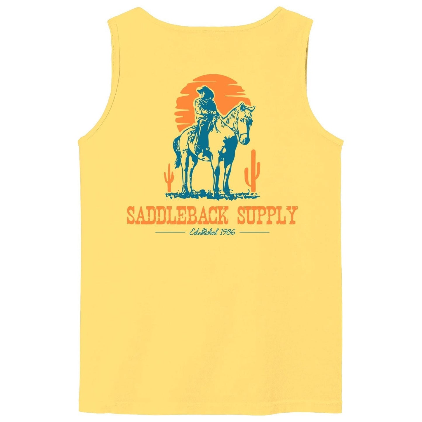 Saddleback Cowboy & Trusty Steed Pigment Tank Top - Angler's Pro Tackle & Outdoors