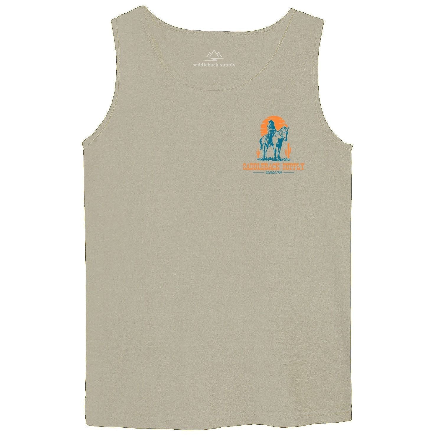 Saddleback Cowboy & Trusty Steed Pigment Tank Top - Angler's Pro Tackle & Outdoors