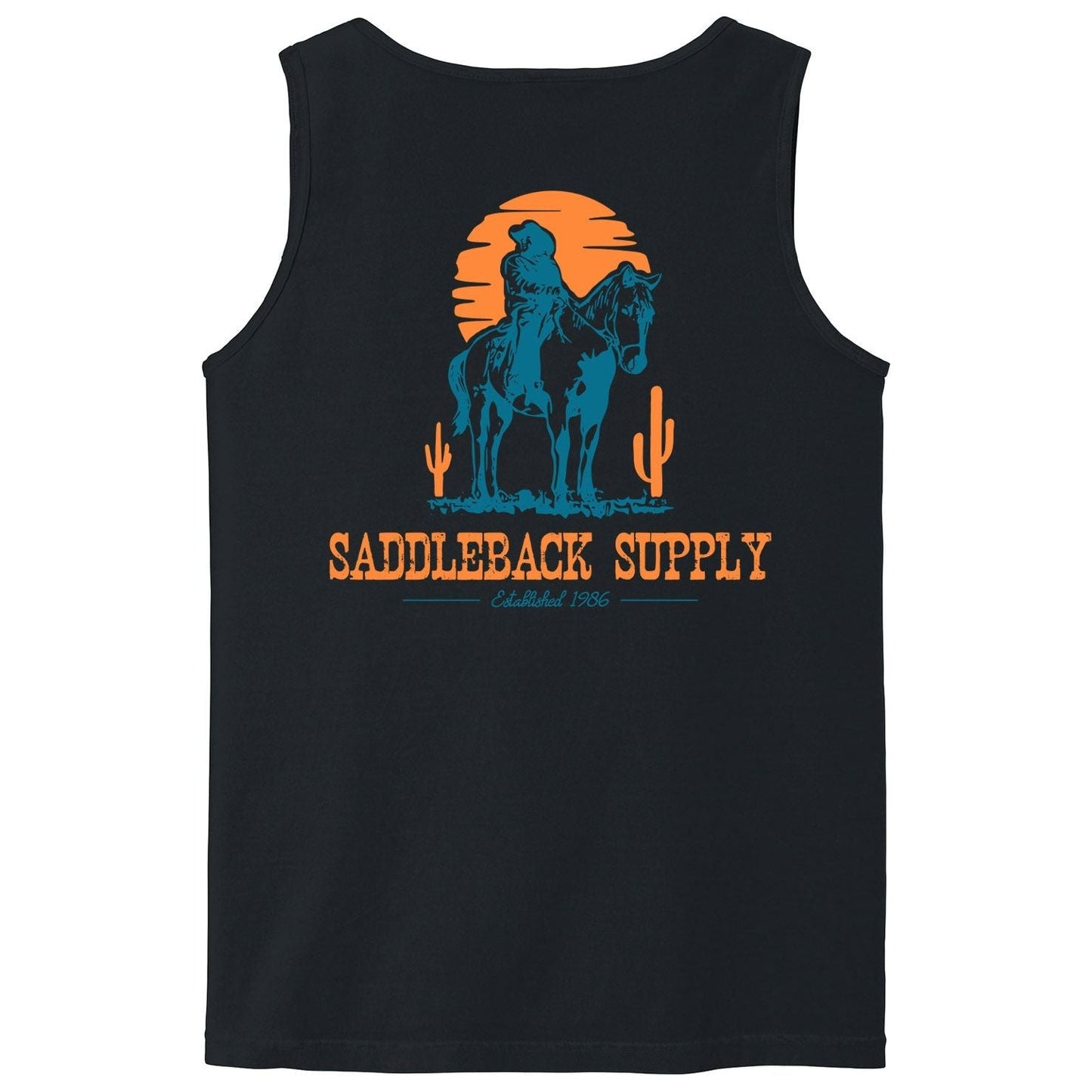 Saddleback Cowboy & Trusty Steed Pigment Tank Top - Angler's Pro Tackle & Outdoors
