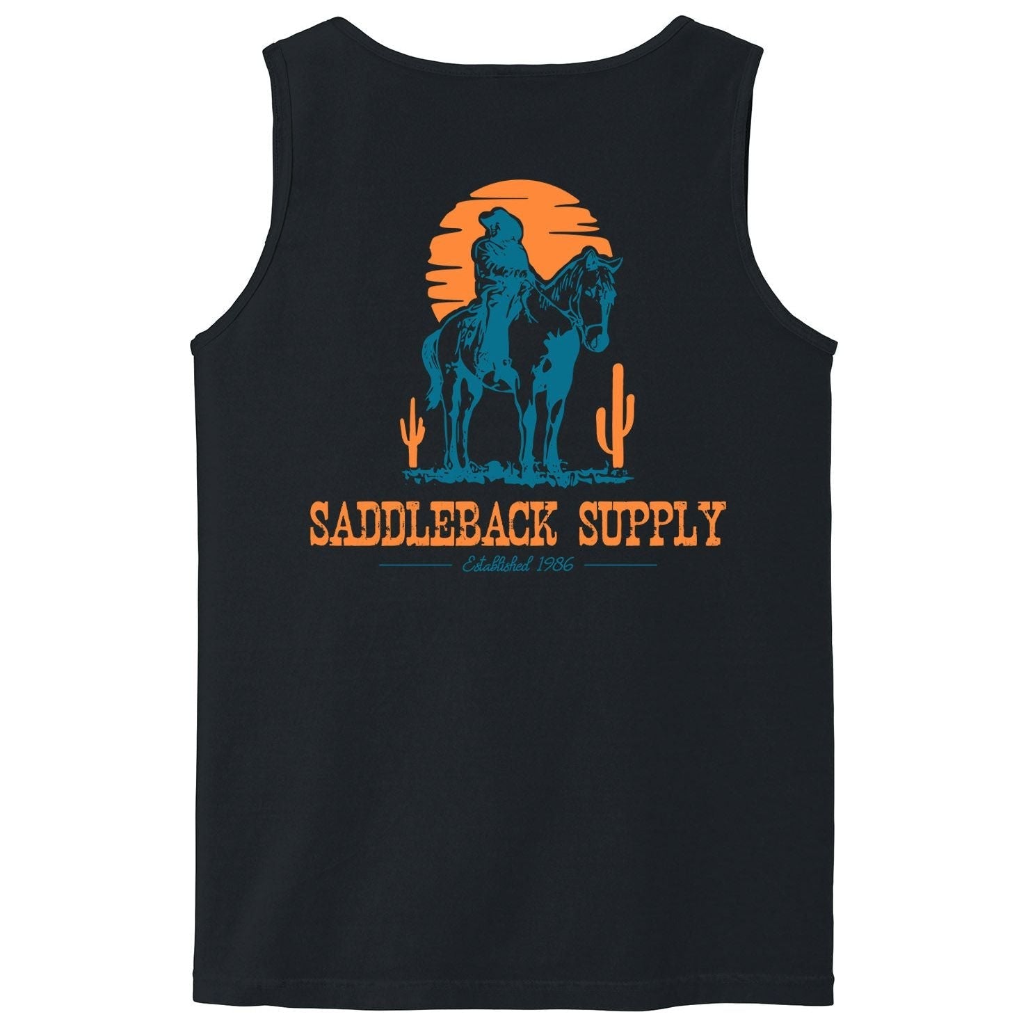 Saddleback Cowboy & Trusty Steed Pigment Tank Top - Angler's Pro Tackle & Outdoors