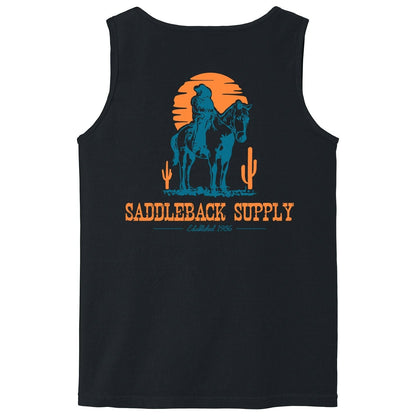 Saddleback Cowboy & Trusty Steed Pigment Tank Top - Angler's Pro Tackle & Outdoors