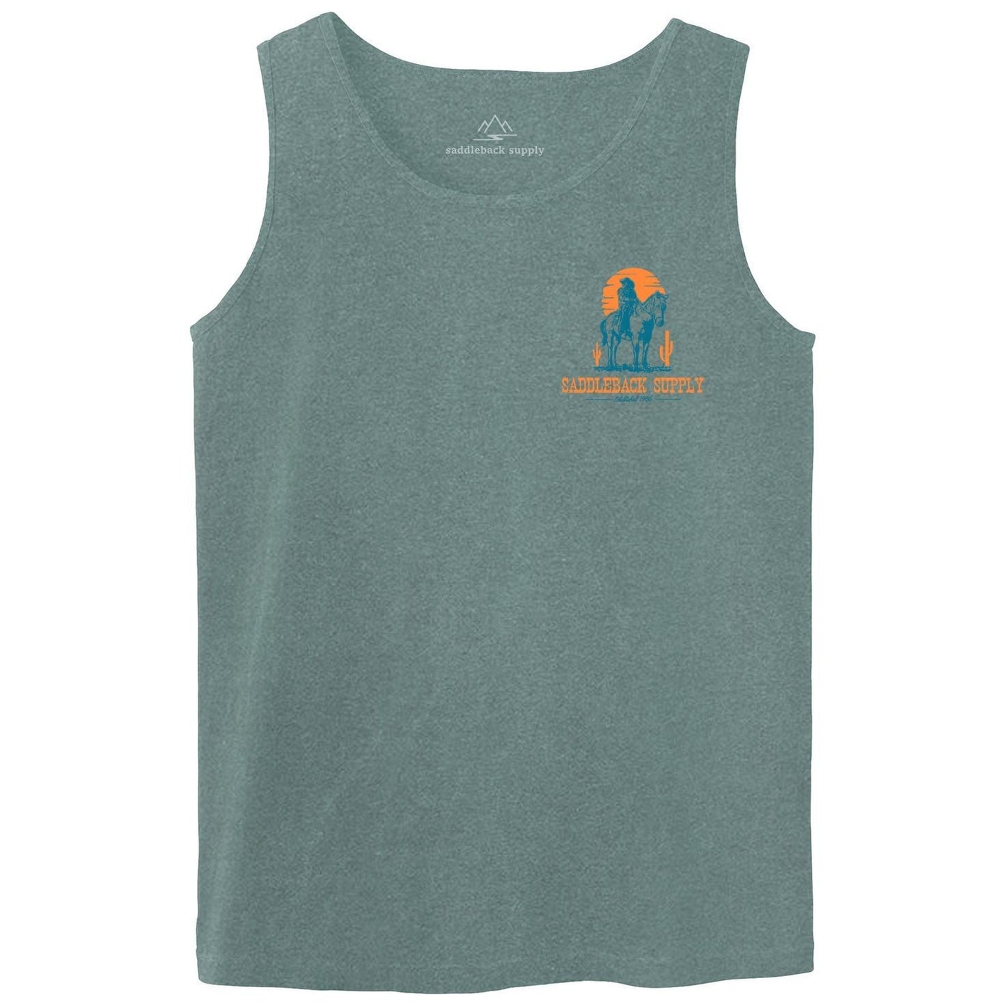Saddleback Cowboy & Trusty Steed Pigment Tank Top - Angler's Pro Tackle & Outdoors