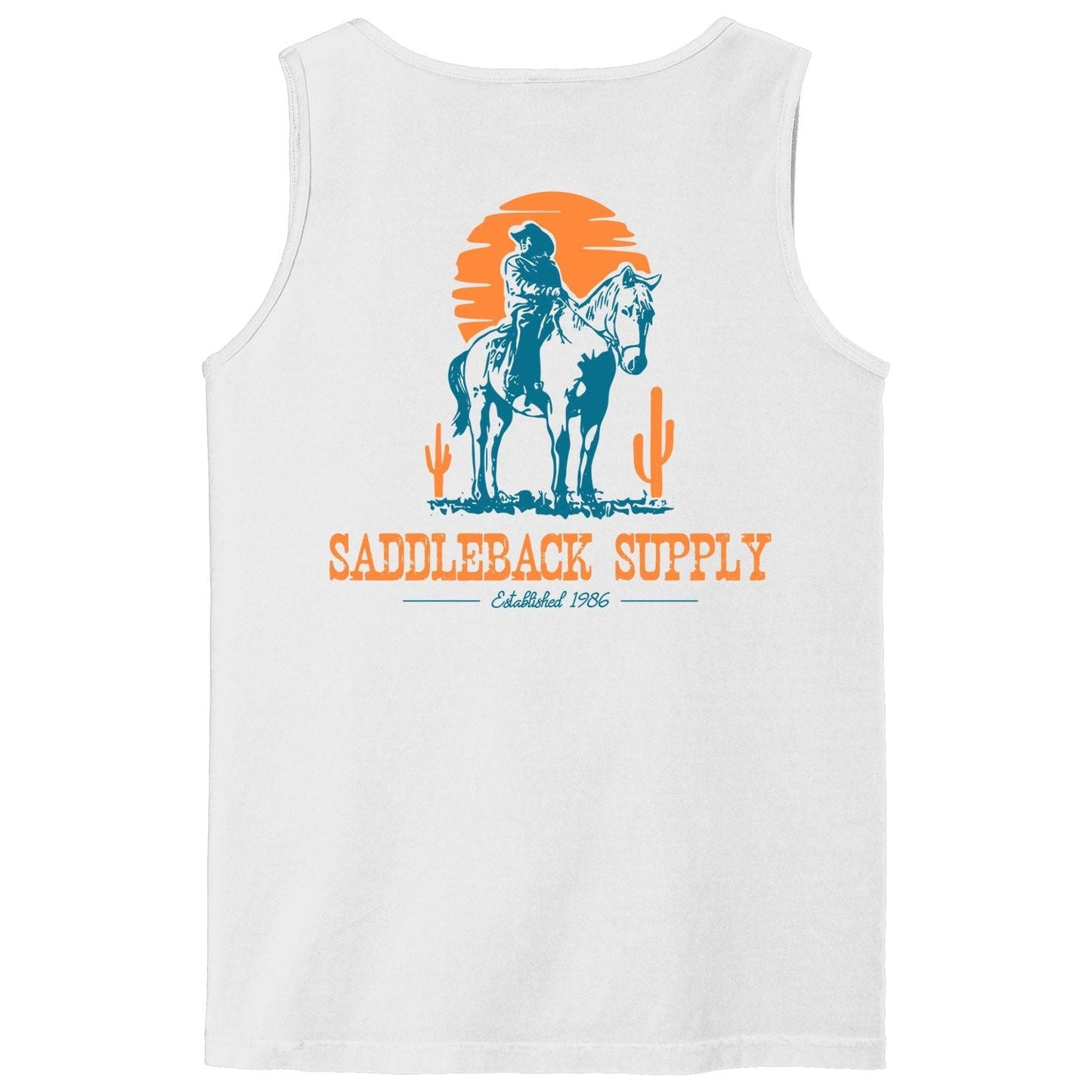 Saddleback Cowboy & Trusty Steed Pigment Tank Top - Angler's Pro Tackle & Outdoors