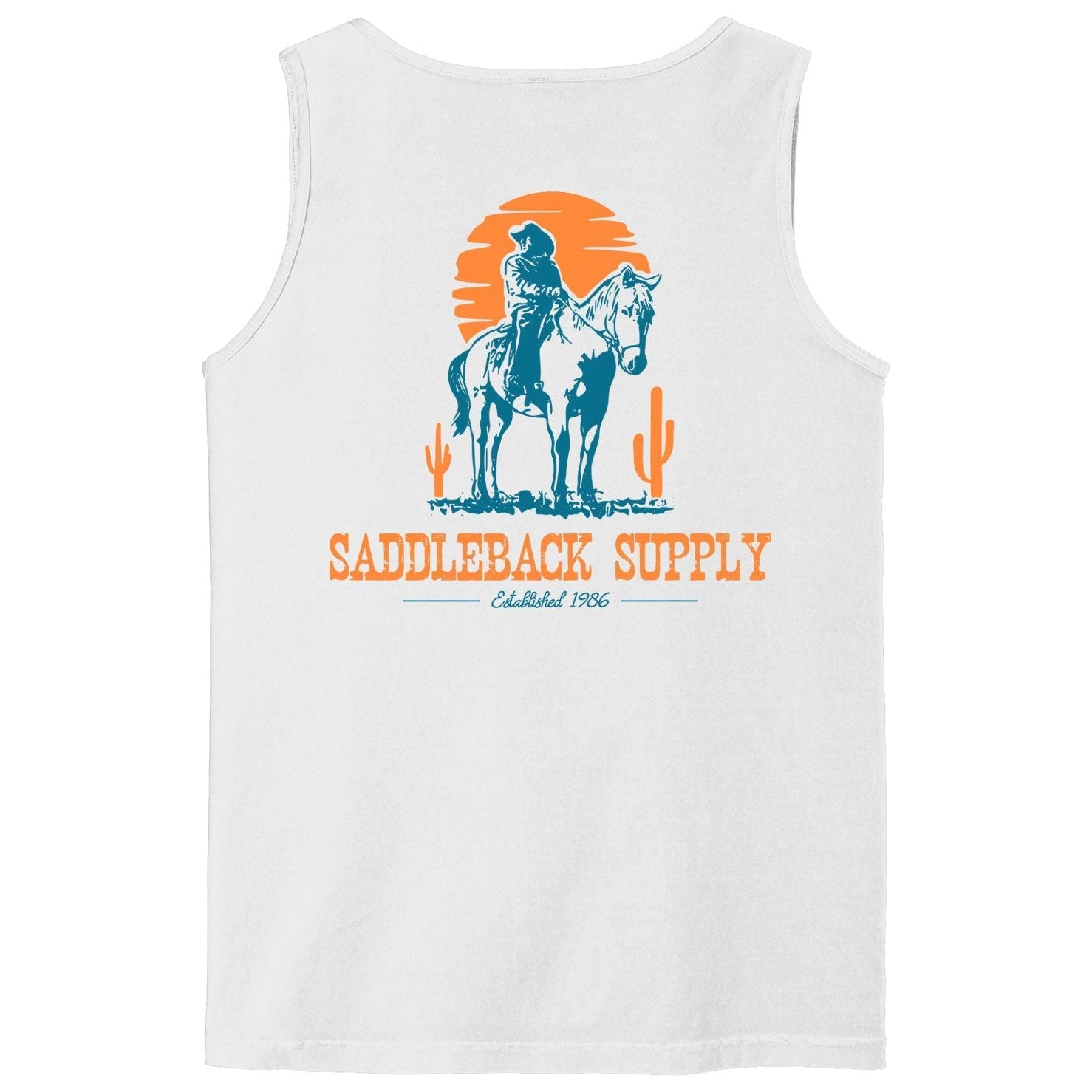 Saddleback Cowboy & Trusty Steed Pigment Tank Top - Angler's Pro Tackle & Outdoors