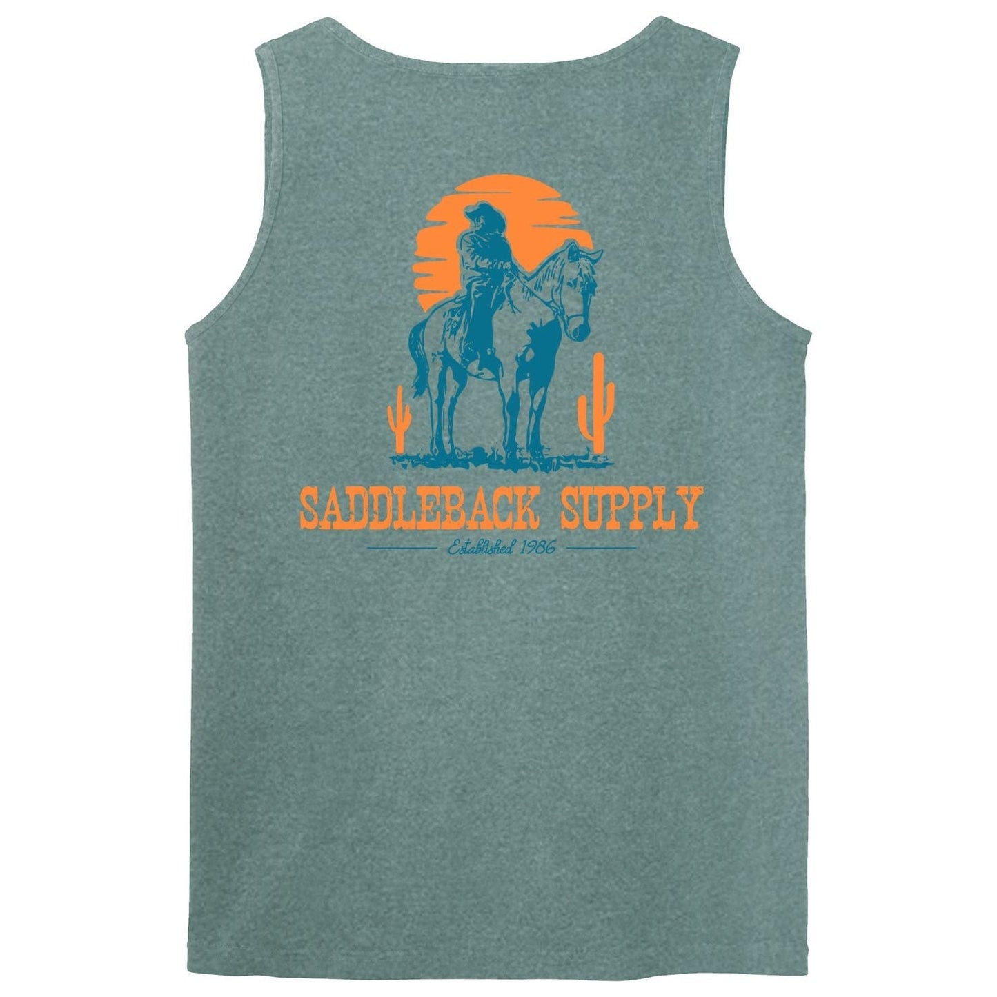 Saddleback Cowboy & Trusty Steed Pigment Tank Top - Angler's Pro Tackle & Outdoors