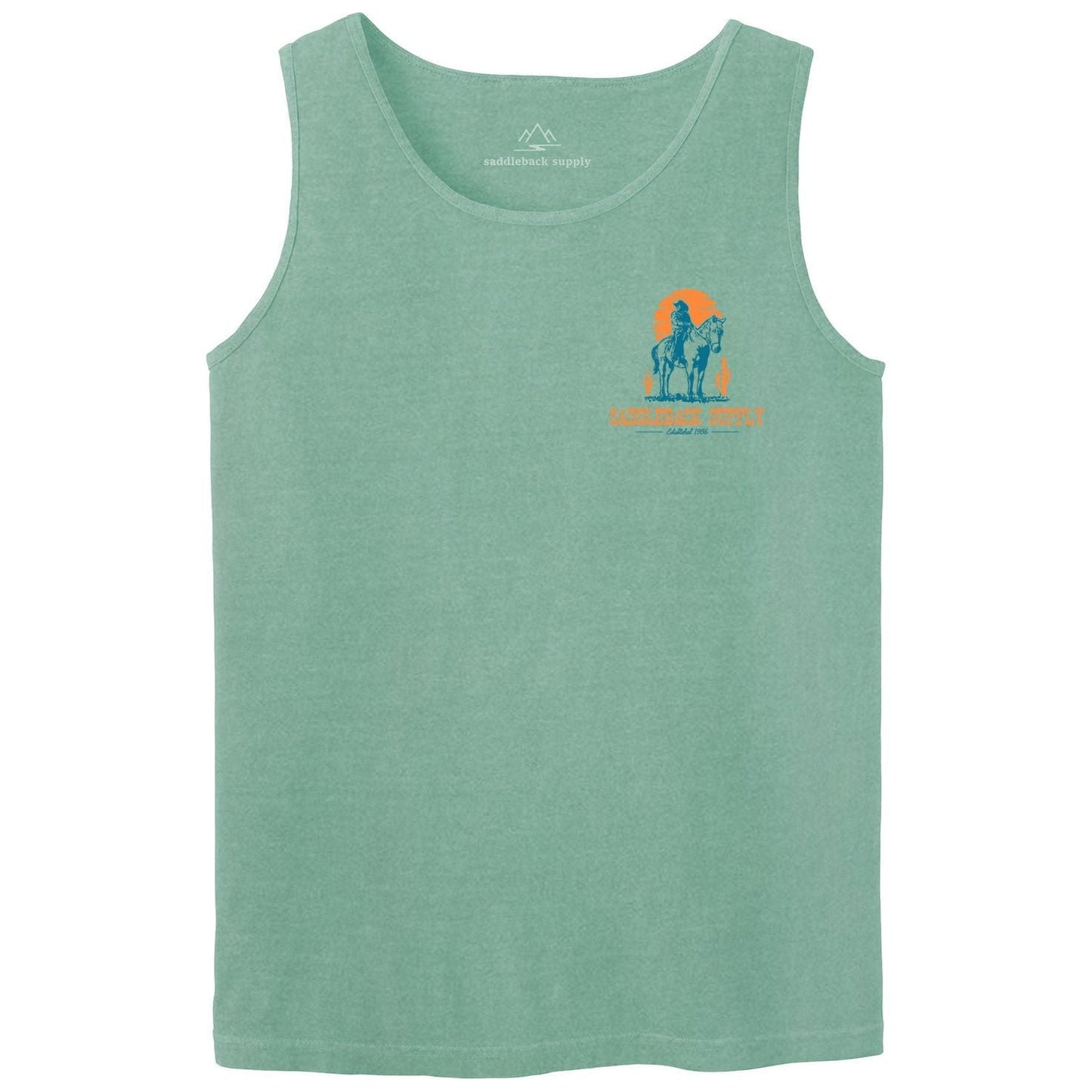 Saddleback Cowboy & Trusty Steed Pigment Tank Top - Angler's Pro Tackle & Outdoors