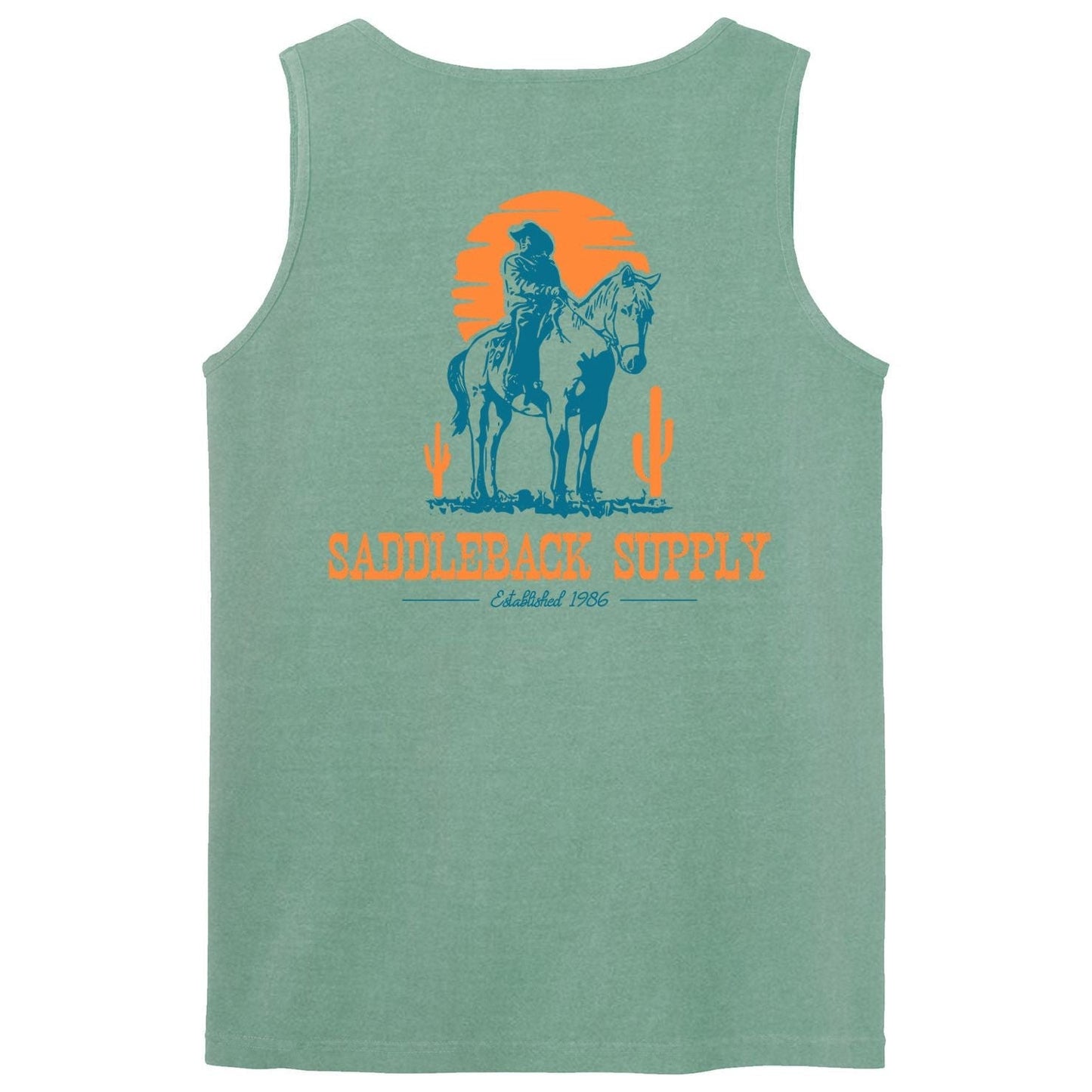 Saddleback Cowboy & Trusty Steed Pigment Tank Top - Angler's Pro Tackle & Outdoors