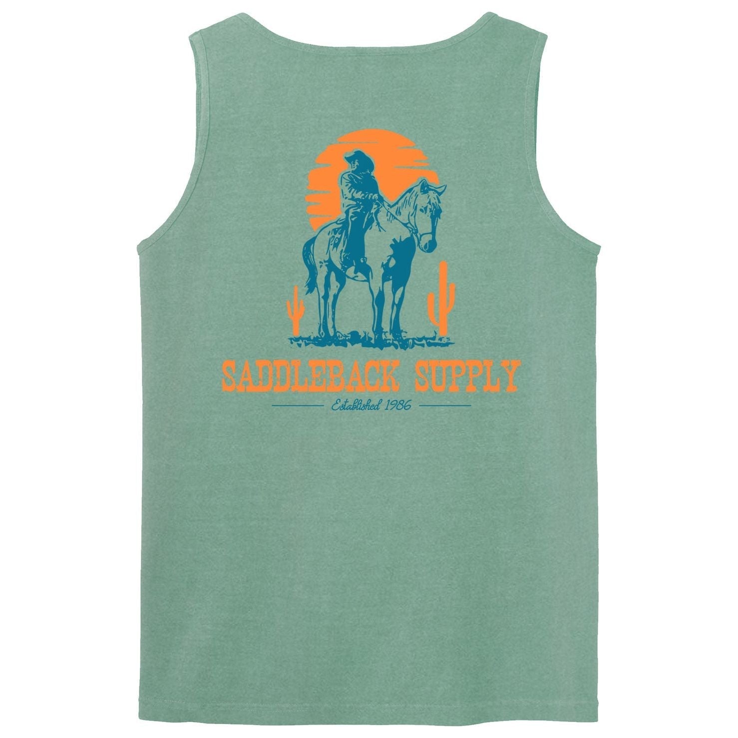 Saddleback Cowboy & Trusty Steed Pigment Tank Top - Angler's Pro Tackle & Outdoors