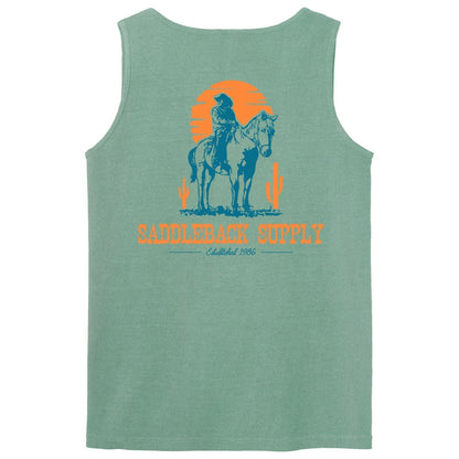 Saddleback Cowboy & Trusty Steed Pigment Tank Top - Angler's Pro Tackle & Outdoors