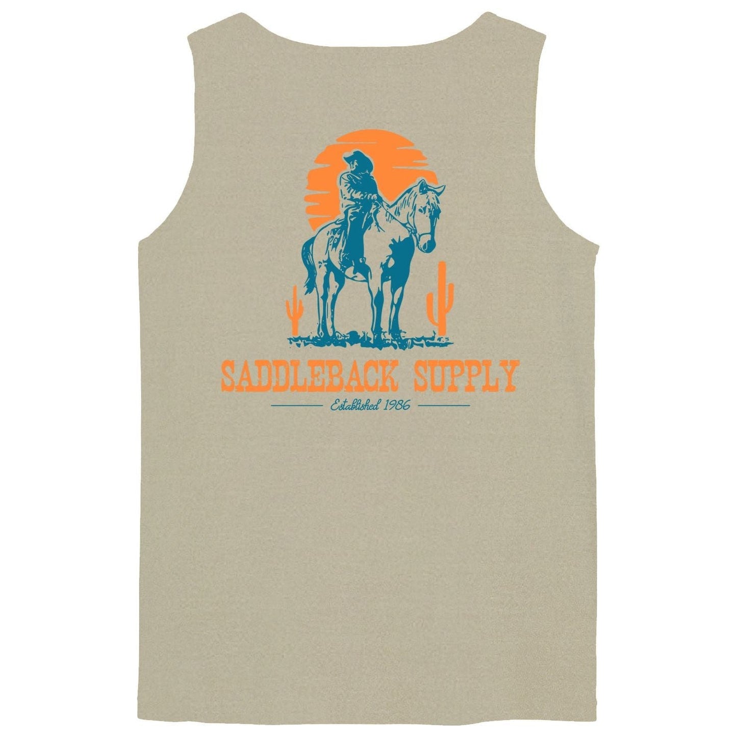 Saddleback Cowboy & Trusty Steed Pigment Tank Top - Angler's Pro Tackle & Outdoors