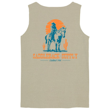 Saddleback Cowboy & Trusty Steed Pigment Tank Top - Angler's Pro Tackle & Outdoors