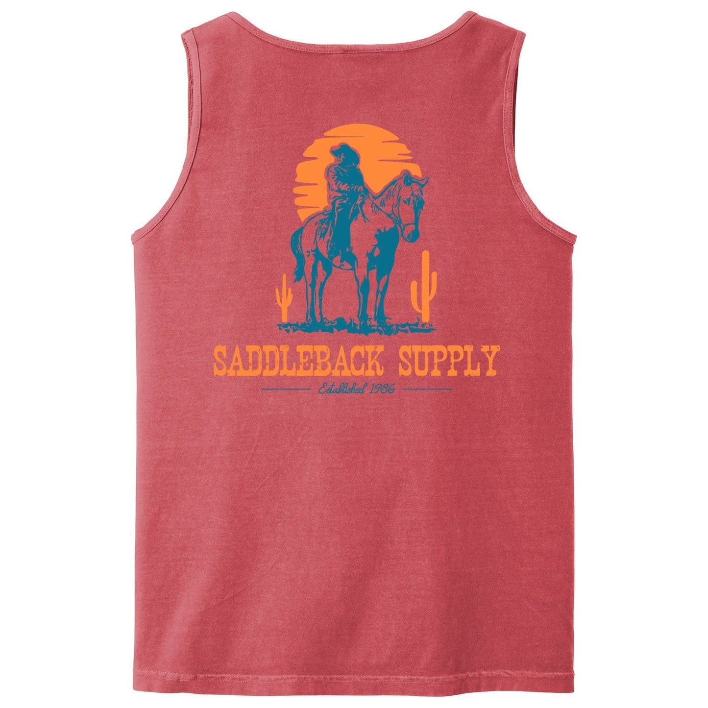 Saddleback Cowboy & Trusty Steed Pigment Tank Top - Angler's Pro Tackle & Outdoors