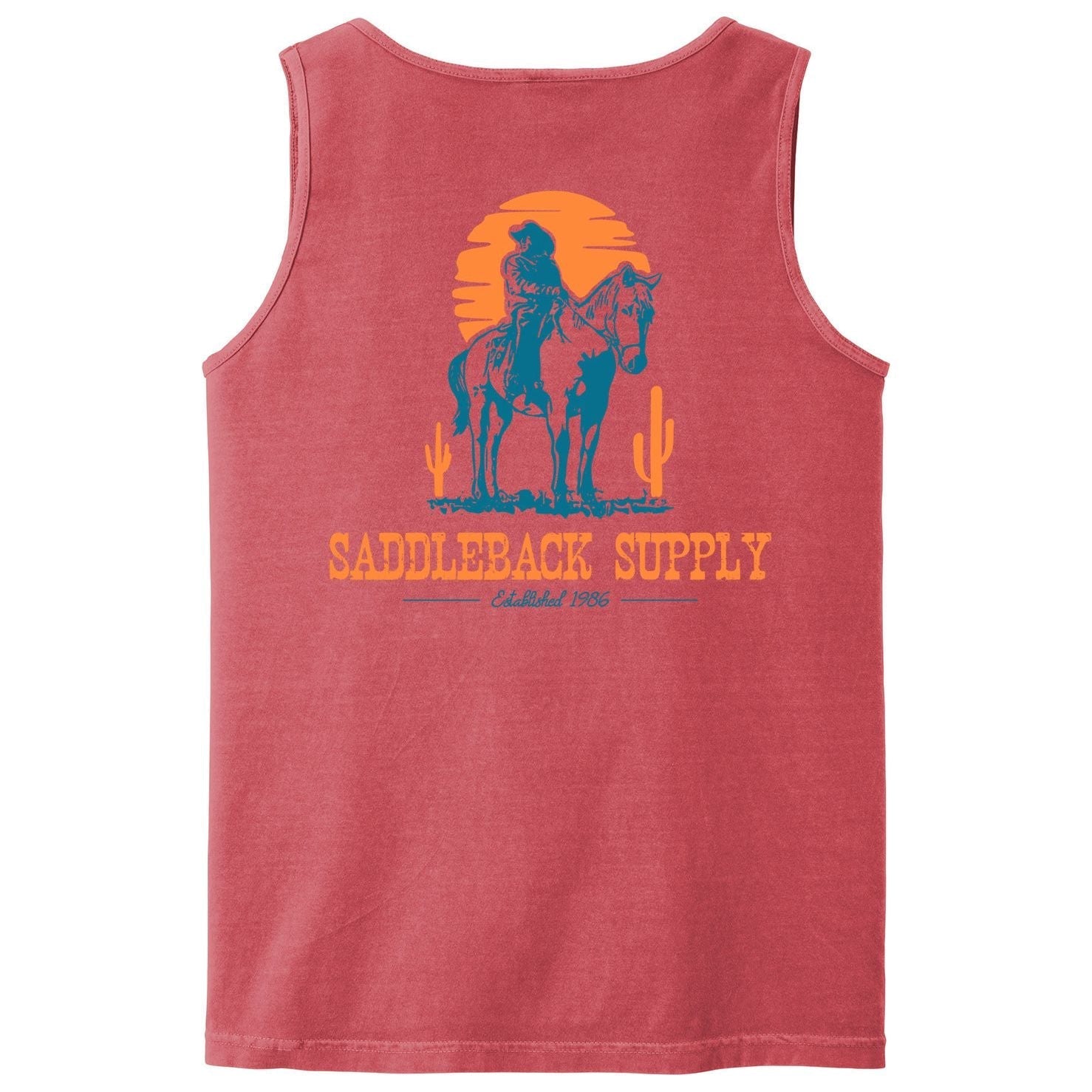 Saddleback Cowboy & Trusty Steed Pigment Tank Top - Angler's Pro Tackle & Outdoors