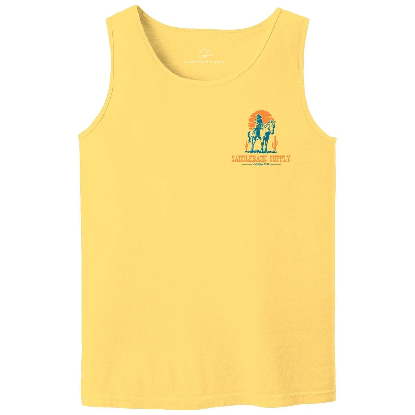 Saddleback Cowboy & Trusty Steed Pigment Tank Top - Angler's Pro Tackle & Outdoors