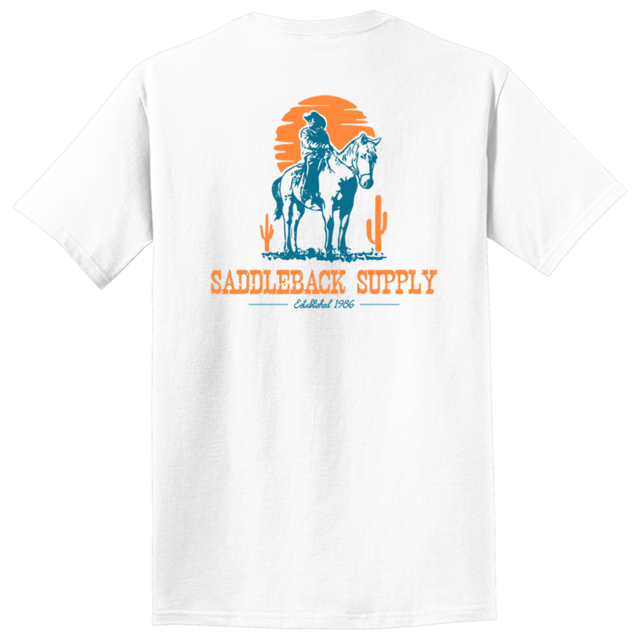 Saddleback Cowboy & Trusty Steed Pigment Tee - Angler's Pro Tackle & Outdoors