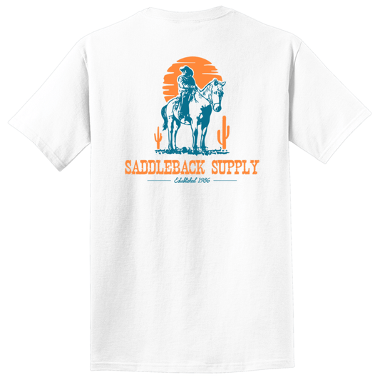 Saddleback Cowboy & Trusty Steed Pigment Tee - Angler's Pro Tackle & Outdoors