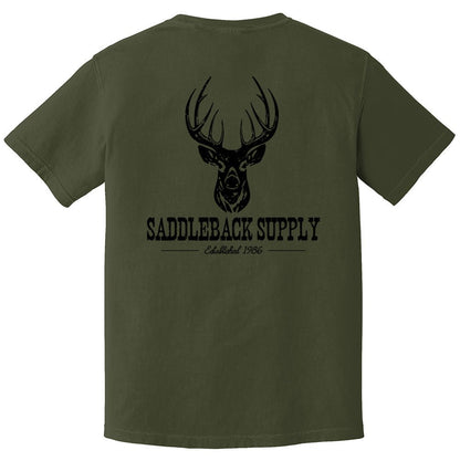 Saddleback Deer Hunting Pigment Tee - Angler's Pro Tackle & Outdoors
