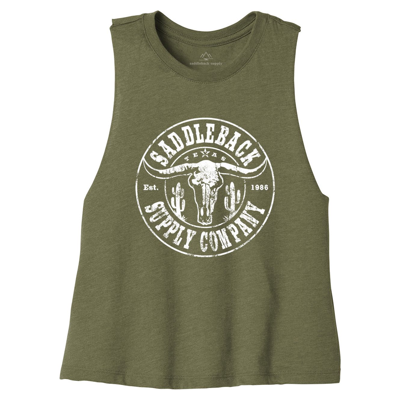 Saddleback Desert Skull Crop Top - Angler's Pro Tackle & Outdoors