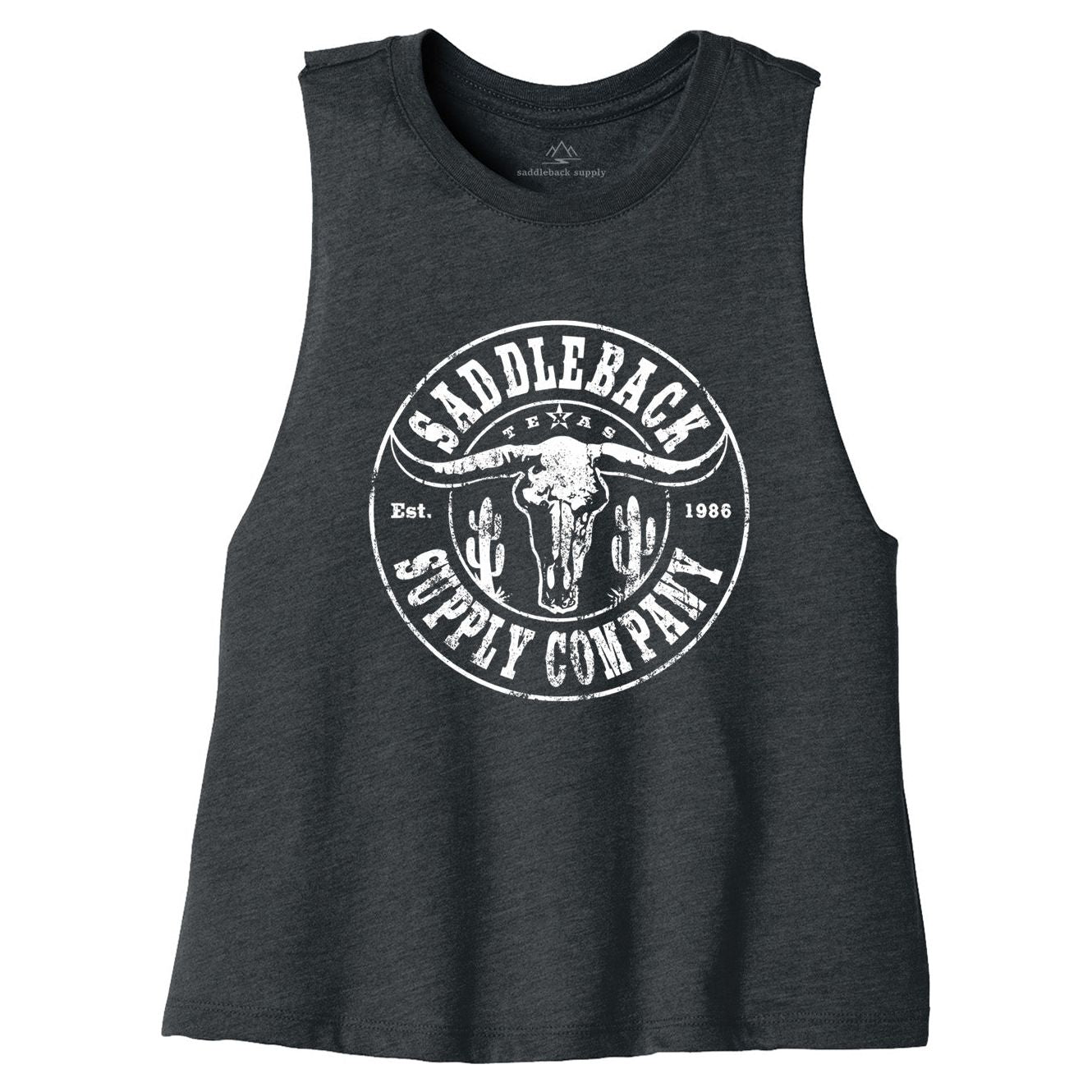 Saddleback Desert Skull Crop Top - Angler's Pro Tackle & Outdoors