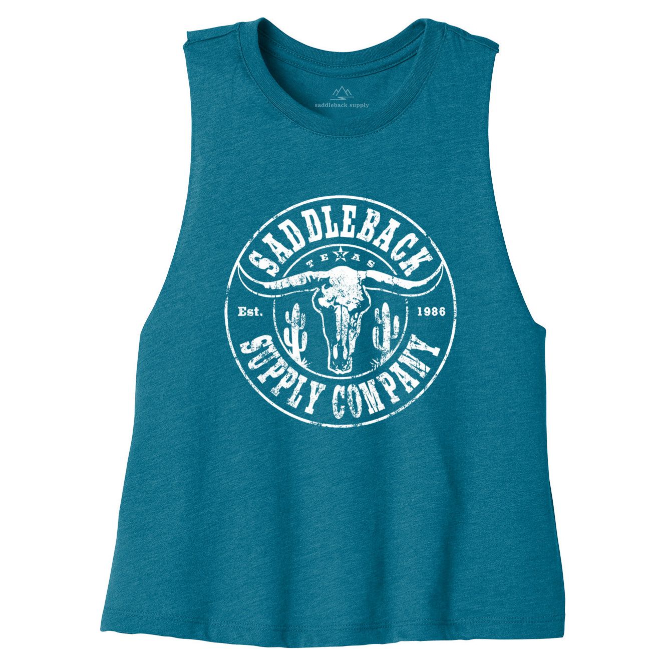 Saddleback Desert Skull Crop Top - Angler's Pro Tackle & Outdoors