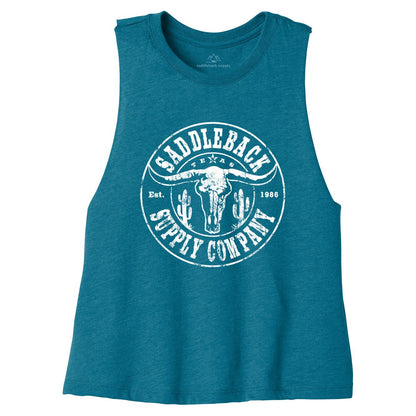 Saddleback Desert Skull Crop Top - Angler's Pro Tackle & Outdoors