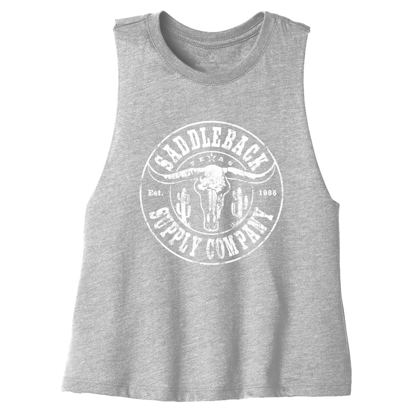 Saddleback Desert Skull Crop Top - Angler's Pro Tackle & Outdoors