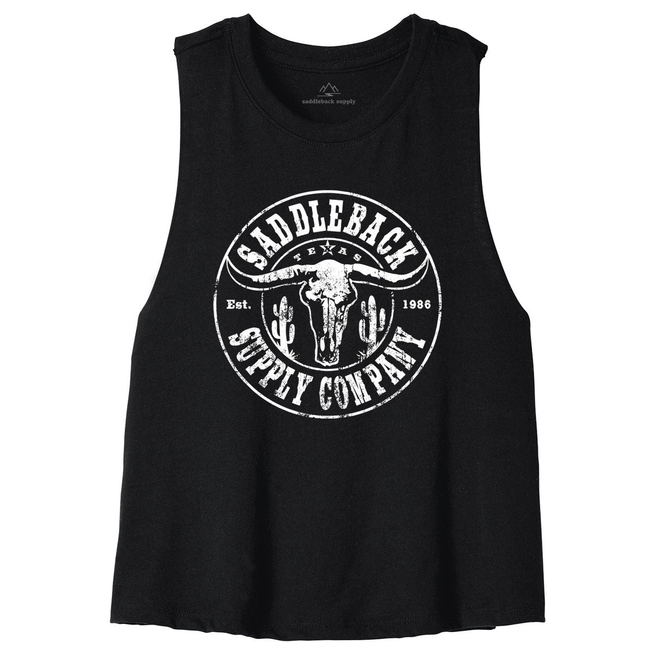 Saddleback Desert Skull Crop Top - Angler's Pro Tackle & Outdoors